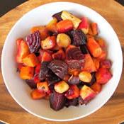 L'Archivio dell'Ottobre Non Processato: Giorno 19 5 Sukkot Unprocessed (Roasted Root Vegetables)