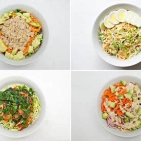 Zucchini Noodle Bowls - Ciotole di Noodles di Zucchine