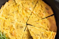 Easy Chickpea Farinata Flatbread Gluten Free Vegan