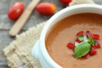 Vibrant Tomato and Bell Pepper Gazpacho