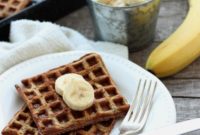 Simple 5-Ingredient Banana Flaxseed Waffles