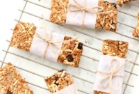 Deliciously Crunchy Gluten-Free Vegan Granola Bars