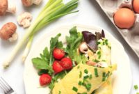 Nourishing Spinach and Mushroom Omelet