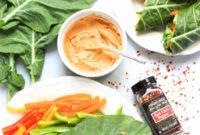 Rainbow Garden Collard Wraps