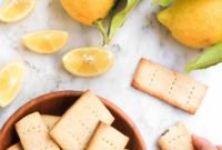 Gluten-Free Vegan Lemon Shortbread Cookies