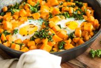 Sweet Potato and Kale Morning Skillet