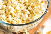 Easy Homemade Popcorn Stovetop or Microwave