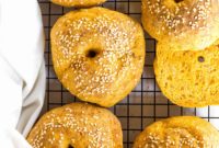 Effortless No-Boil Pumpkin Bagels Gluten-Free Dairy-Free