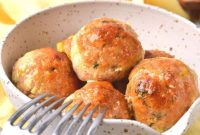 Savory Baked Chicken Meatballs Gluten Dairy Free
