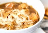 Gluten Free and Dairy Free French Onion Soup