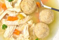 Perfect Gluten Free Dairy Free Matzo Ball Soup