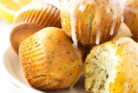 Zesty Lemon Poppy Seed Muffins Gluten Dairy Free