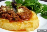 Savory Polenta Toasts with Rustic Tomato Onion Relish