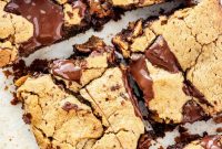 Decadent Gluten and Dairy Free Peanut Butter Blondies