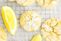 Gluten-Free Dairy-Free Lemon Crinkle Cookies