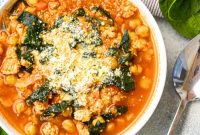Hearty Kale and Chickpea Soup