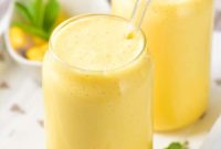 5 Malzemeli Kremalı Mango Milkshake