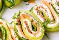 Crisp Cucumber Pinwheels
