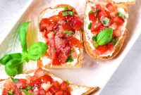 Simple Gluten Free Vegan Bruschetta