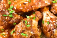 Sweet and Sticky Asian Chicken Wings Gluten Free Dairy Free