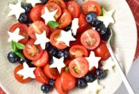 Stars and Stripes Caprese Salad