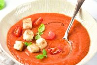 Simple 15 Minute Gazpacho Recipe Gluten Free Vegan