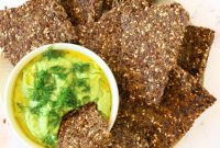 Effortless Gluten-Free Vegan Flaxseed Crackers