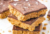 Wholesome Vegan Gluten-Free Peanut Butter Chocolate Oat Bars