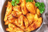 Crispy Air Fried Potato Wedges