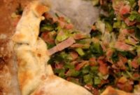 Savory Leek and Ham Tart