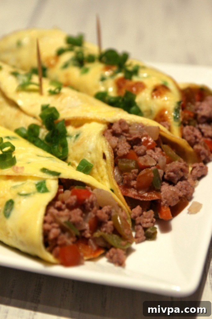 Minced Beef Egg Burritos - A Healthy Alternative