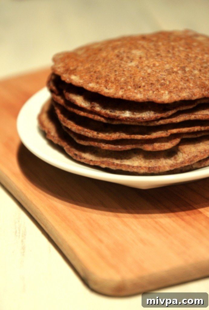 Grain-free Chicken Avocado Flaxseed Wraps