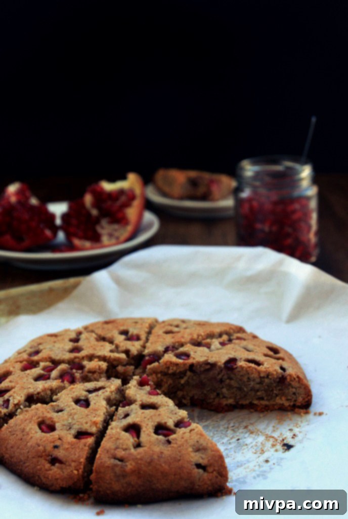 Grain-free Pomegranate Coconut Scones