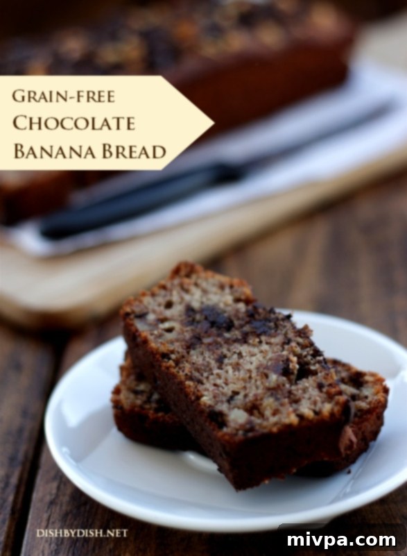 Grain-free Chocolate Banana Bread