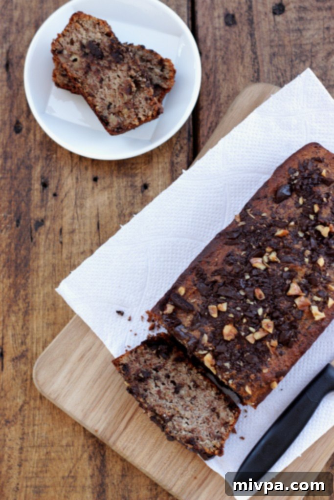 Grain-free Chocolate Banana Bread