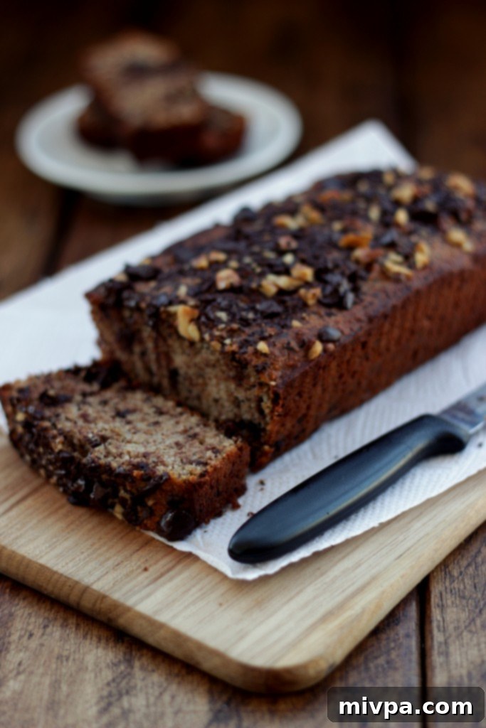 Grain-free Chocolate Banana Bread