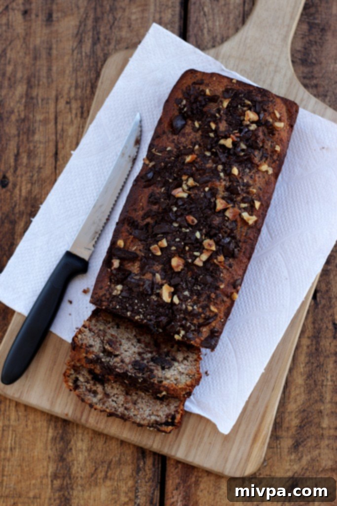Grain-free Chocolate Banana Bread