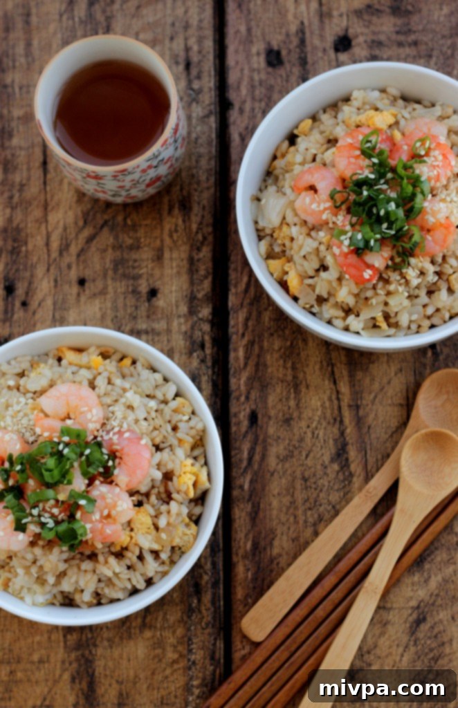 Ginger Shrimp Fried Rice