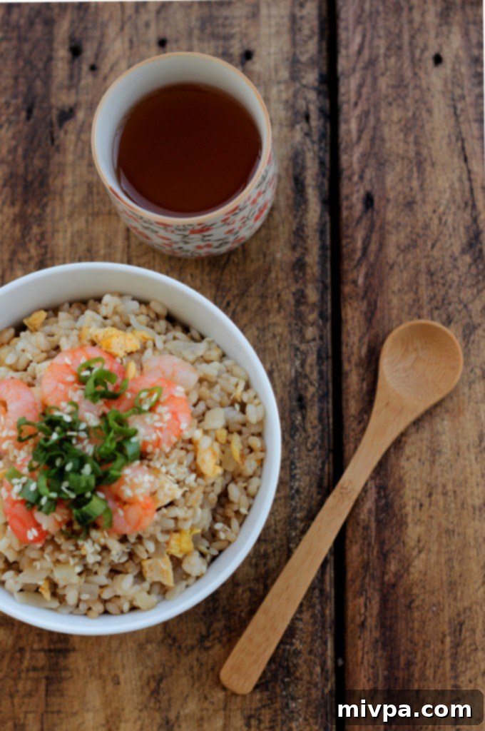 Ginger Shrimp Fried Rice