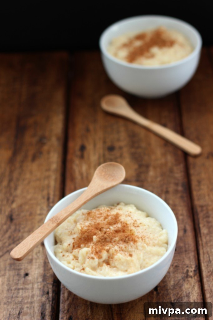 Ingredients for Arroz con Leche (Milk Rice Pudding) laid out