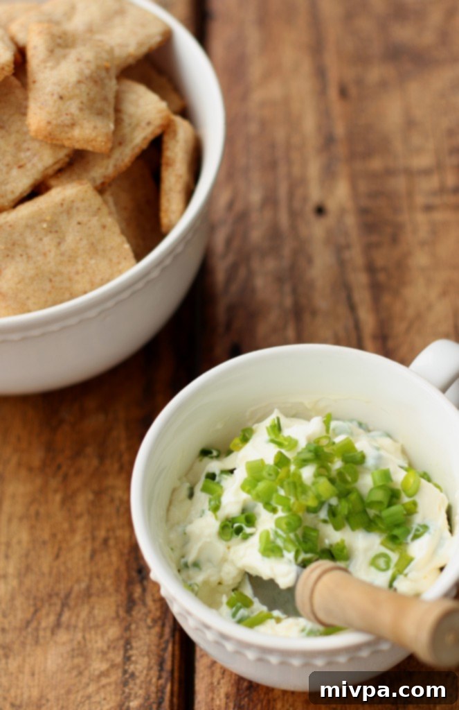 Grain-free Cheese Crackers presented on a plate