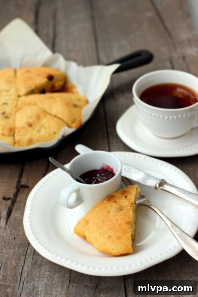 Delicious Gluten-free Raisin Scones cooling on a rack