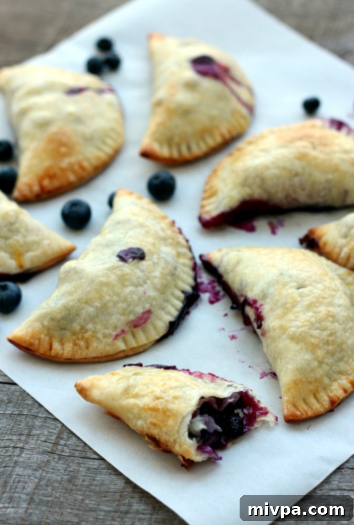 Easy Blueberry Hand Pies