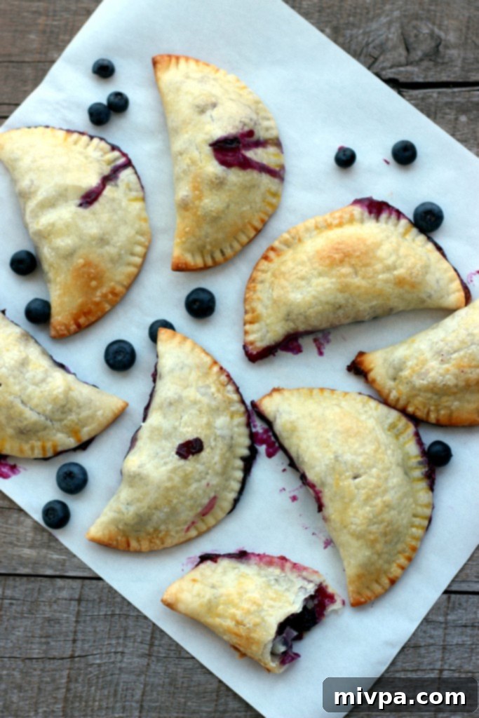Easy Blueberry Hand Pies