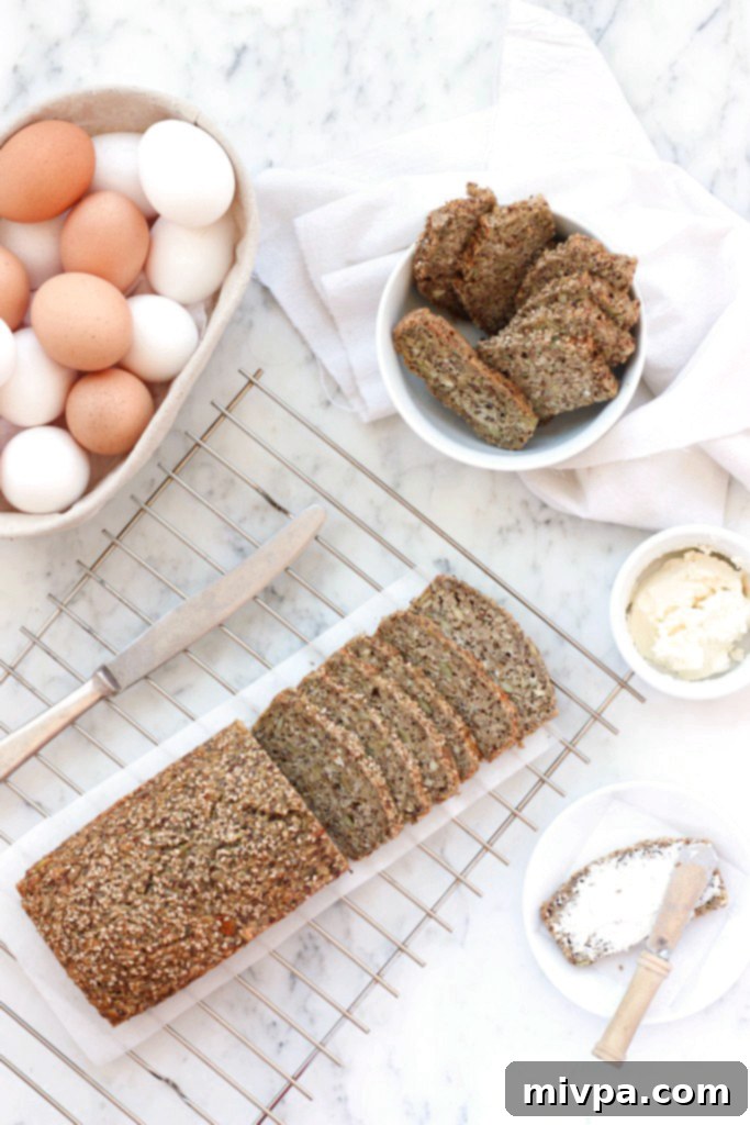 Grain-free Multi-Seed Bread - Freshly Baked