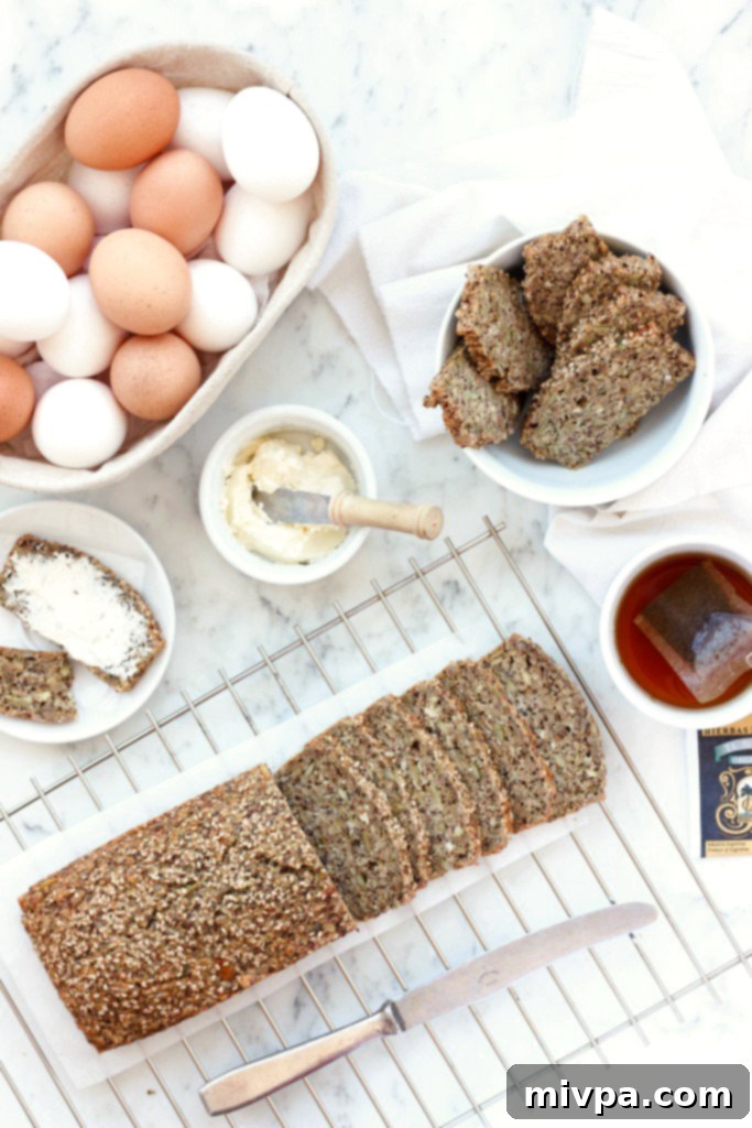 Grain-free Multi-Seed Bread - Dough in Bowl