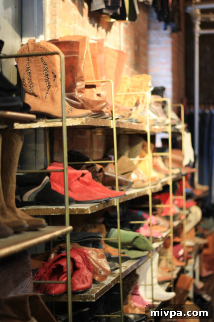 Fashionable Street in Williamsburg with eclectic style