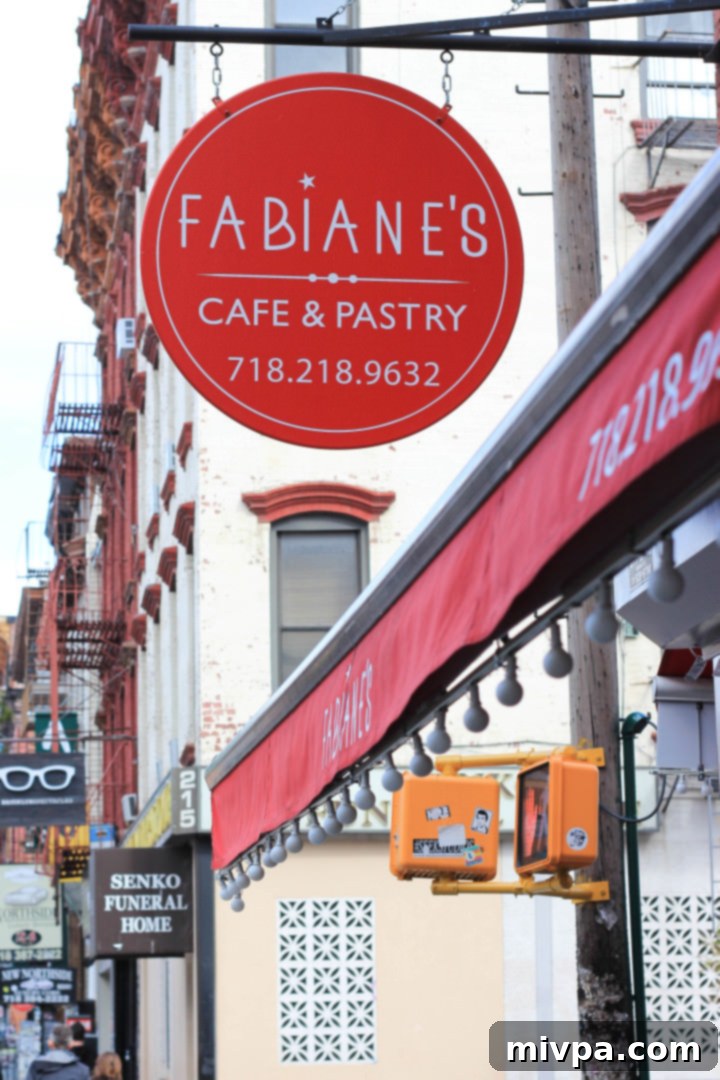 Coffee and Pastries setup at Fabiane's