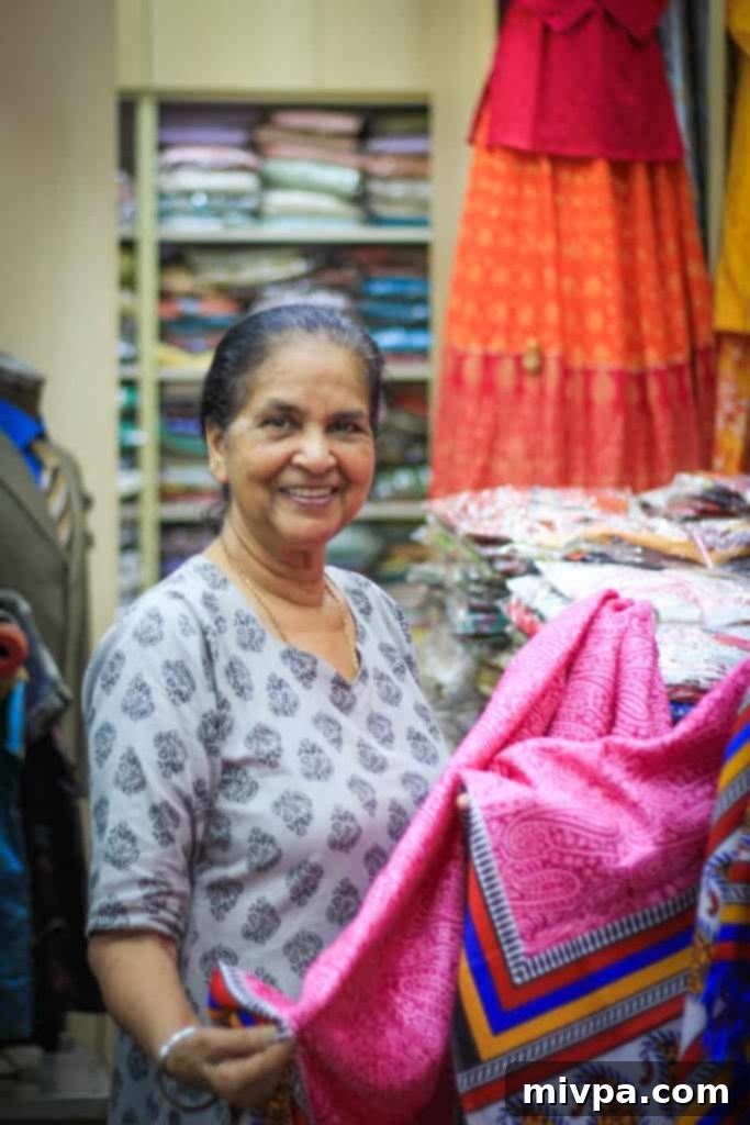Little India - Leela in her shop