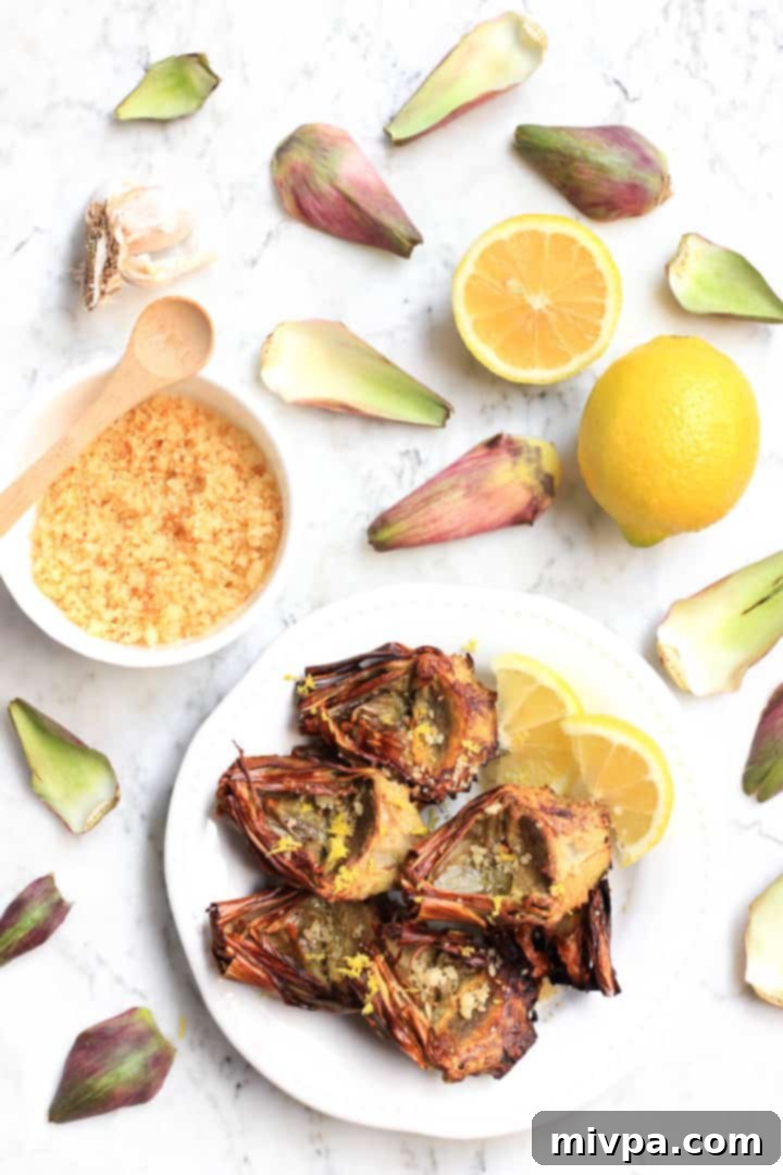 Final Roasted Artichokes
